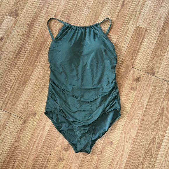 Jantzen Jen One Piece High Neck Swimsuit Size Large - Picture 2 of 4